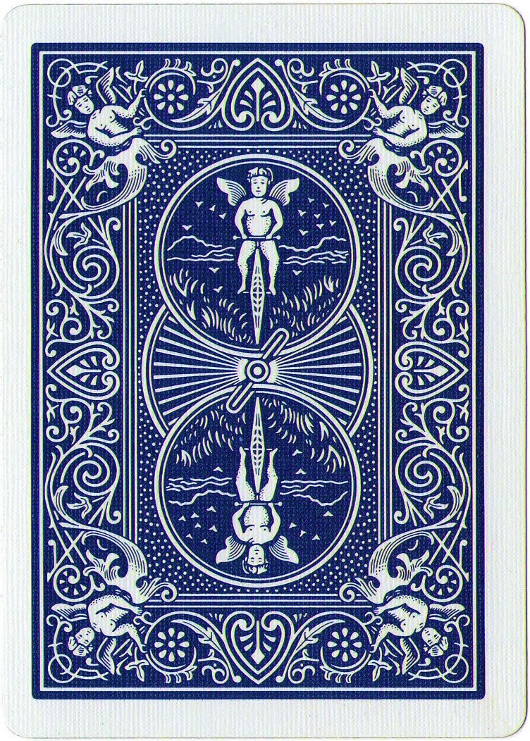blue card to represent fear